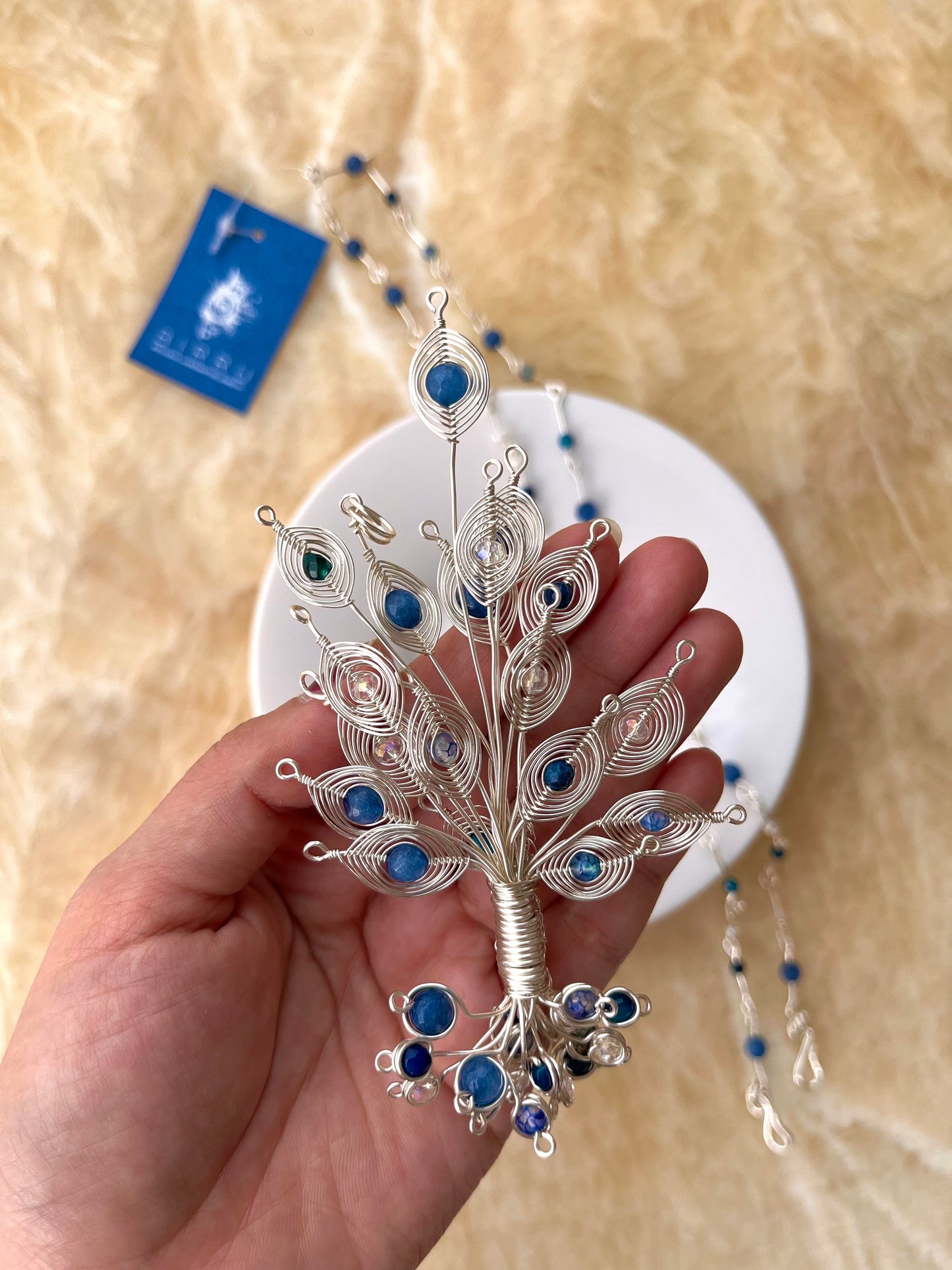 SPARKLING MERAK BLUE SILVER