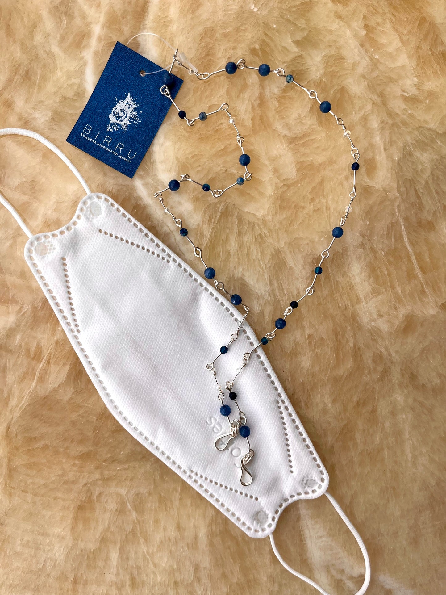 SPARKLING MERAK BLUE SILVER