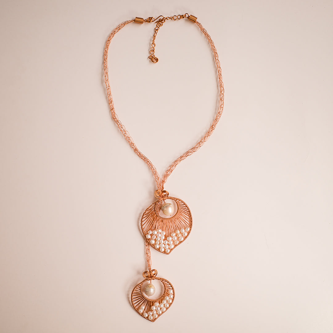 ZANNA LONG CHAIN PEARL RG