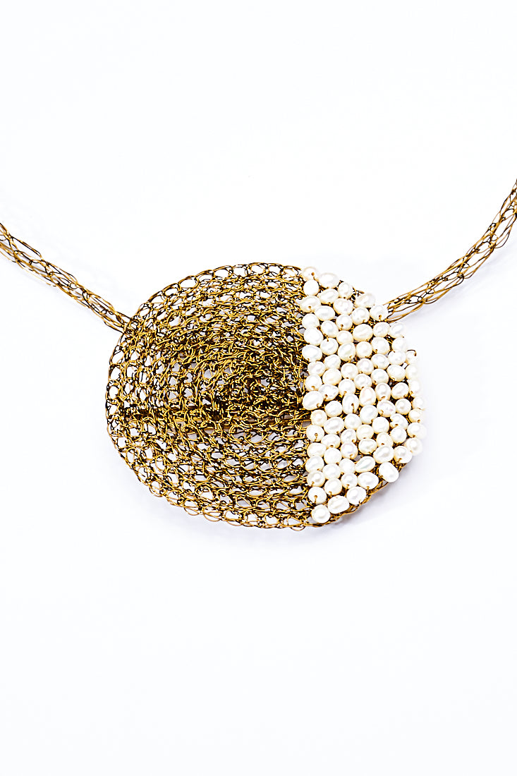 PENDANT BROOCH PEARL GM