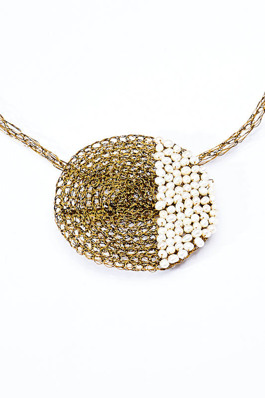 PENDANT BROOCH PEARL GM