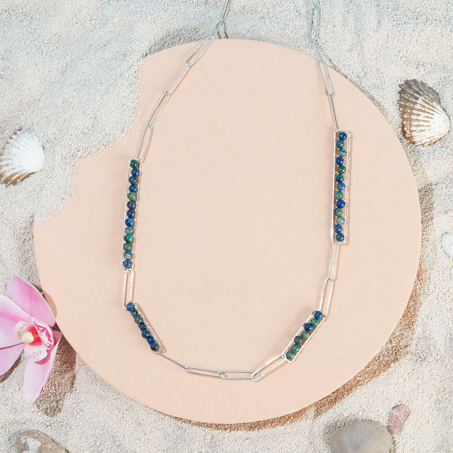 Santorini chrysocolla silver (01)