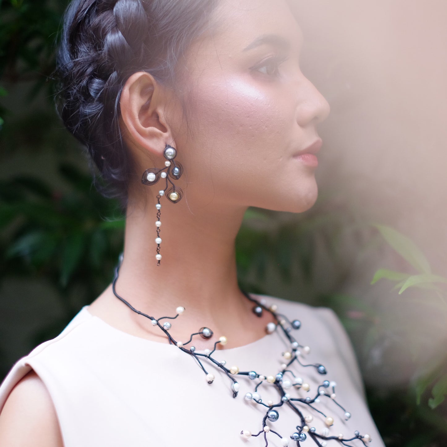 LUCERA EARING BLACK